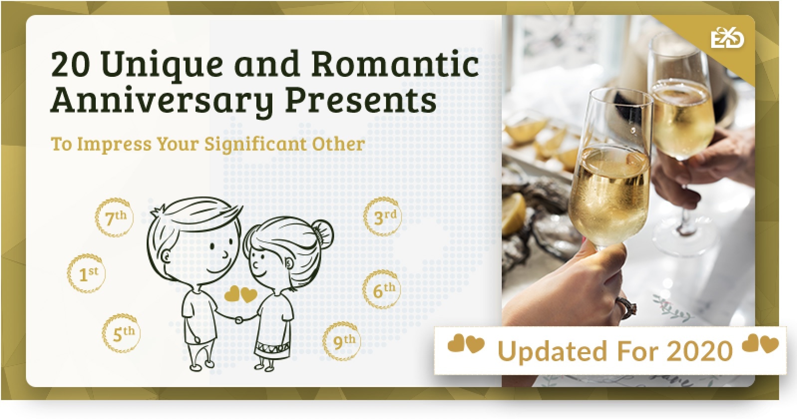 20 Unique and Romantic Anniversary Presents to Impress Your Significant Other