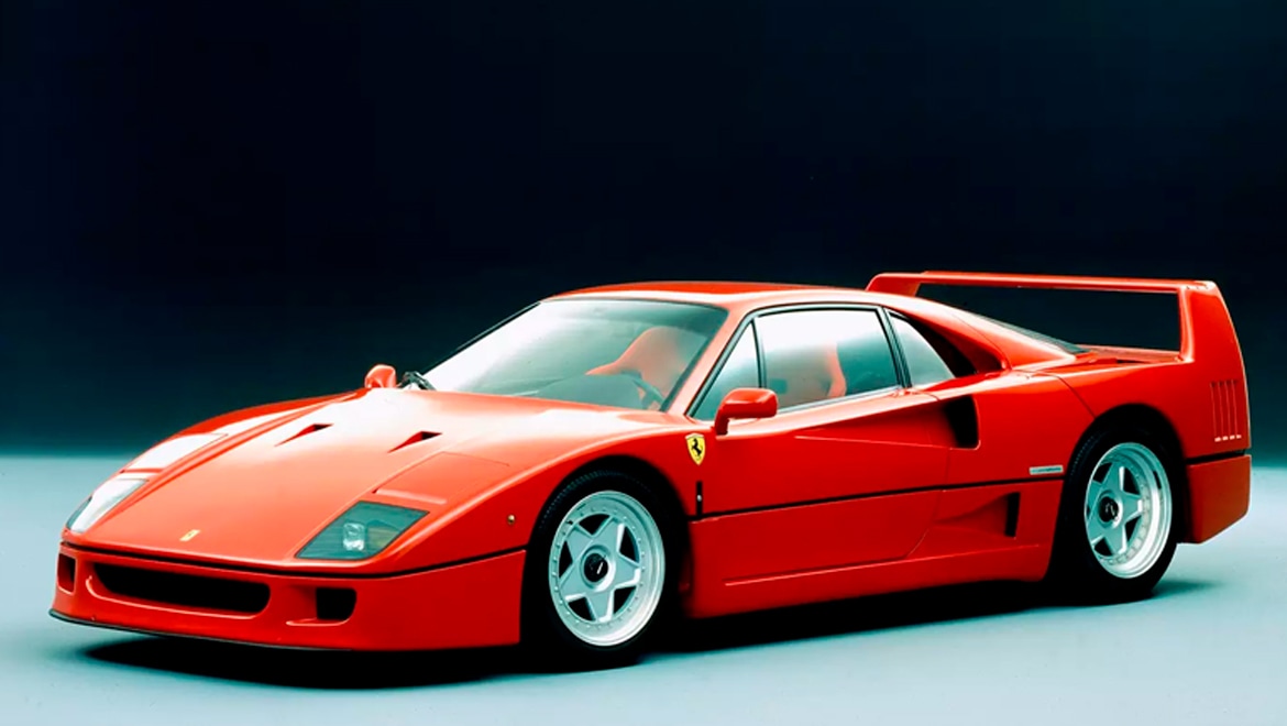 The Ferrari F40 is considered one of the most iconic supercars ever