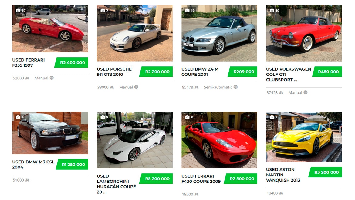 Used Supercars Stores