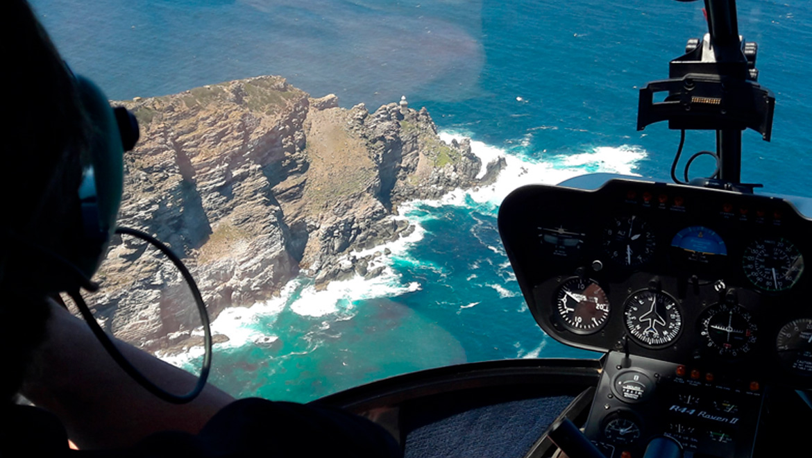 Helicopter Flying South Africa