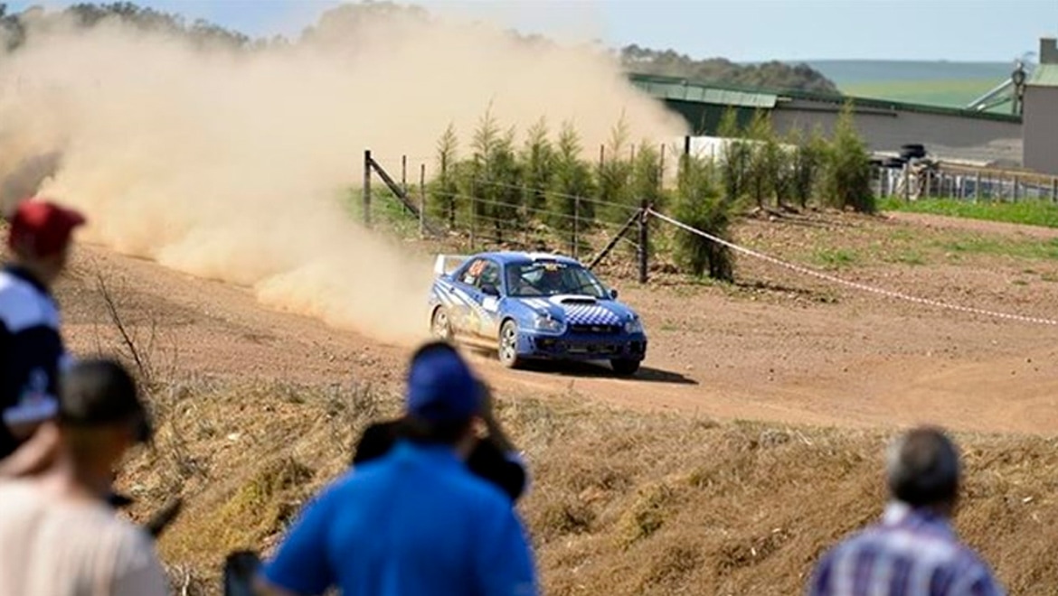 Spectators at 2016 Caledon Rally